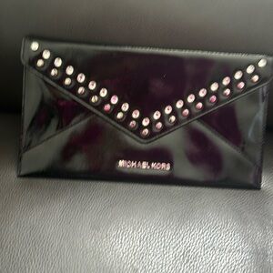Michael Kors stud clutch
